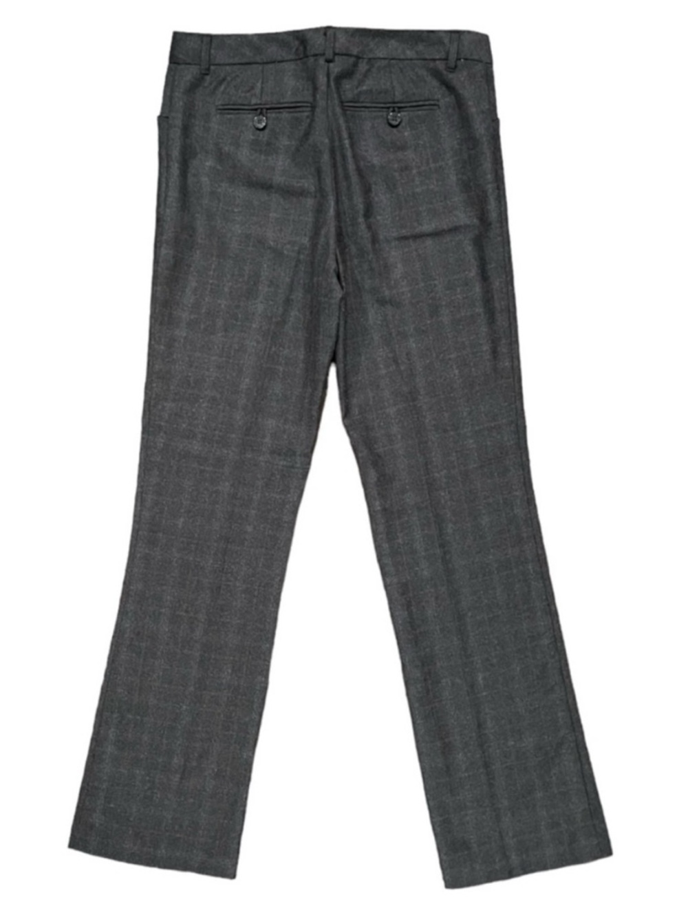TOMMY HILFIGER Grey Plaid Wool Straight Leg Pant US 8 Medium - Picture 5 of 10